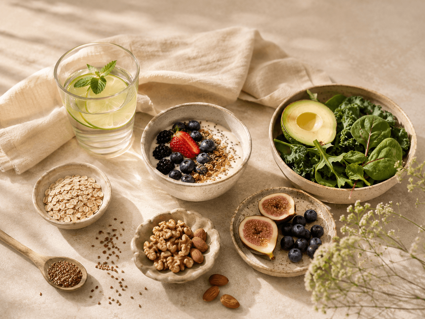 Ernährung in den Wechseljahren: gesunde Lebensmittel für Hormonbalance