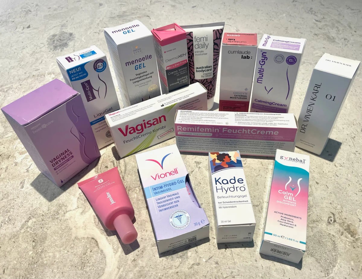 Vaginalcremes im Test: hormonfreie Produkte im Vergleich bei Scheidentrockenheit